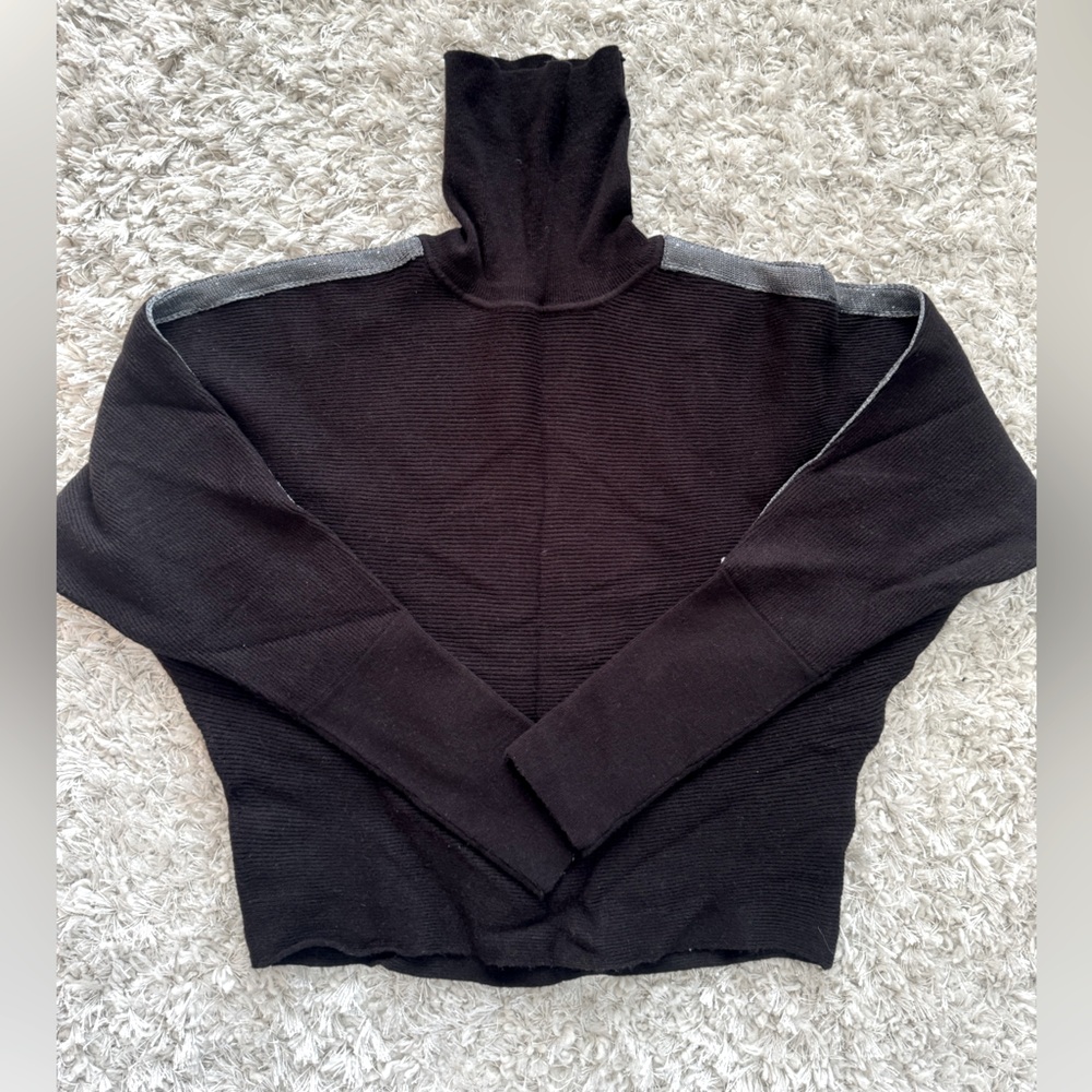 Black Turtleneck Sweater